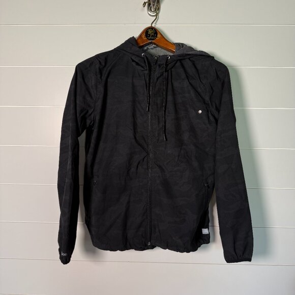 Vuori Other - Vuori Full Zip Hooded Black Camo Jacket Size Small